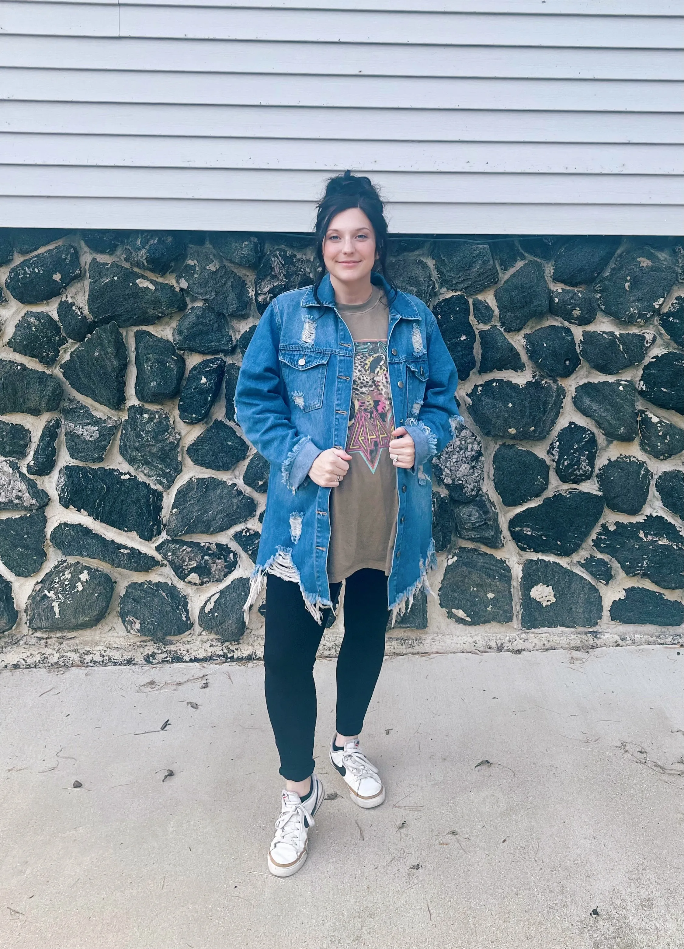 3 Colors Oaklee Denim Shirt Jacket