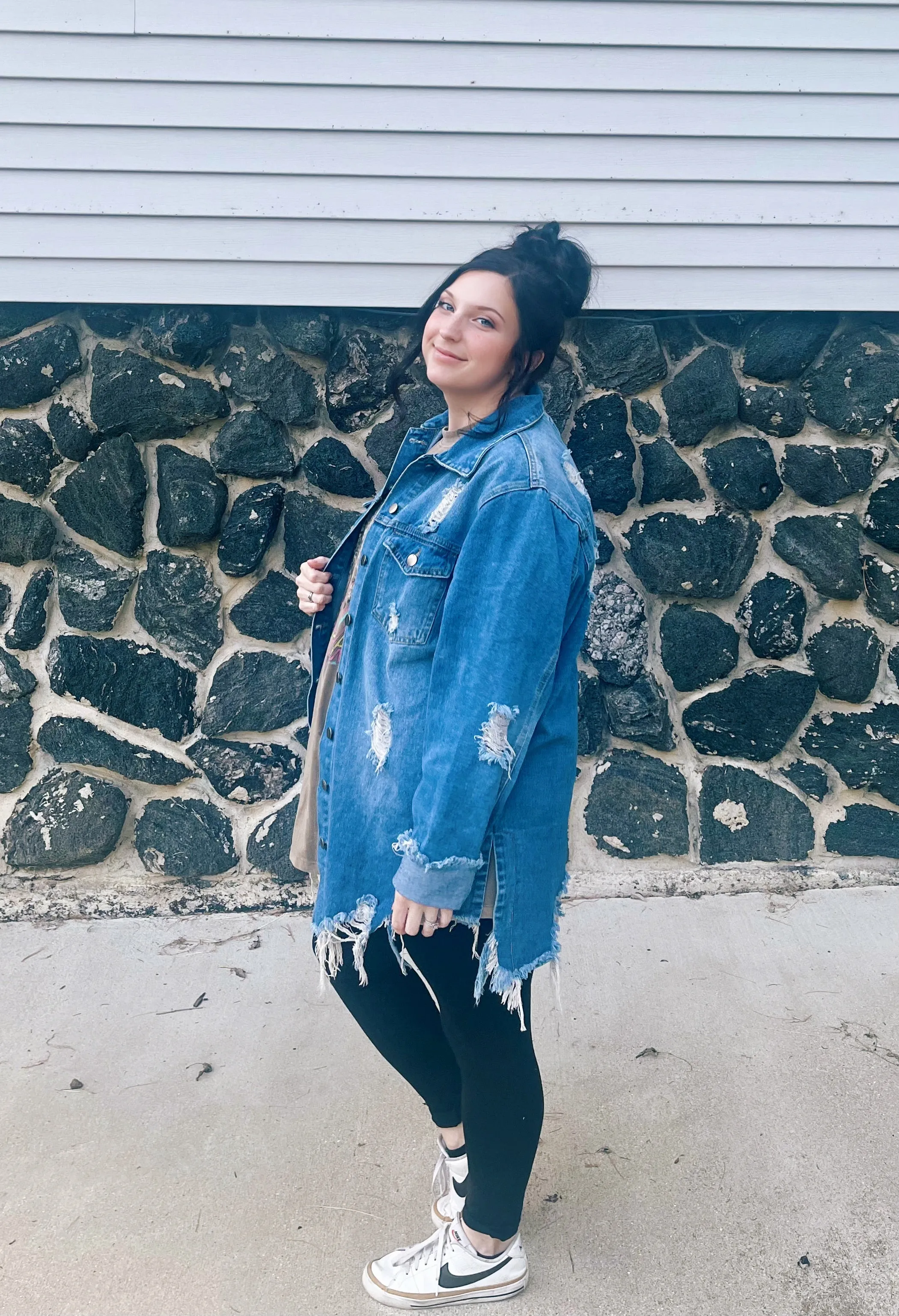 3 Colors Oaklee Denim Shirt Jacket