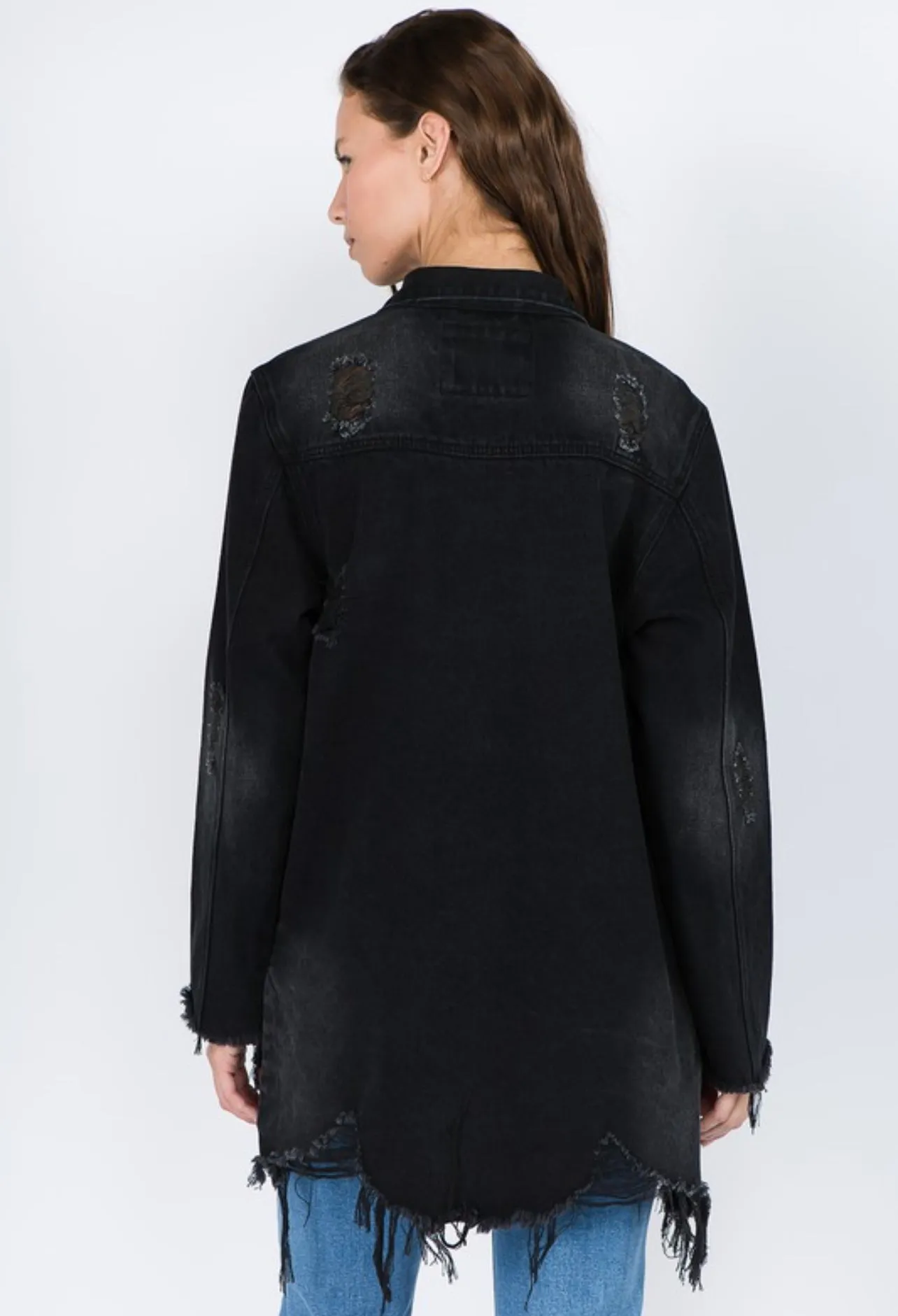 3 Colors Oaklee Denim Shirt Jacket