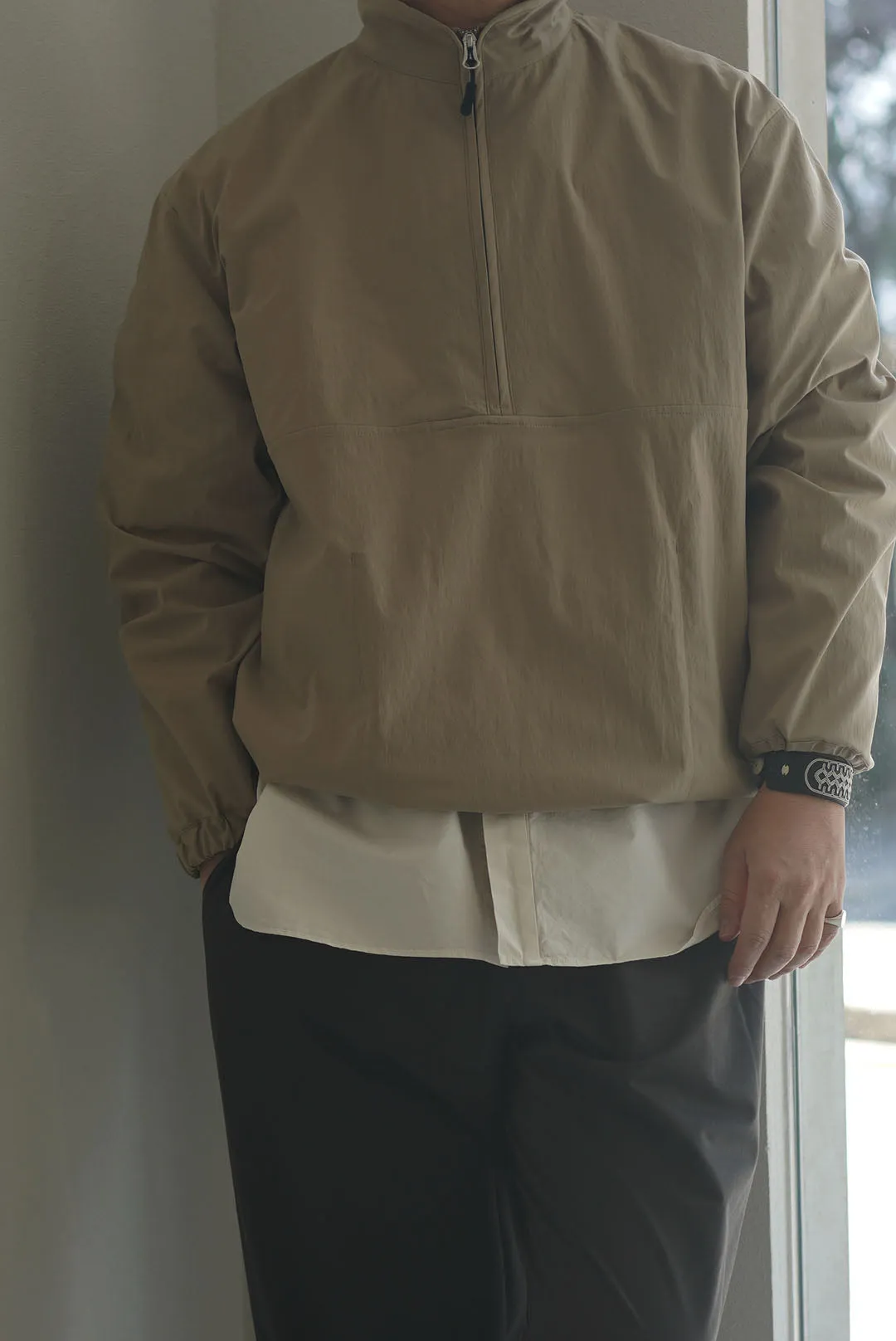 BL03244 HALF ZIP HIGH NECK ANORAK