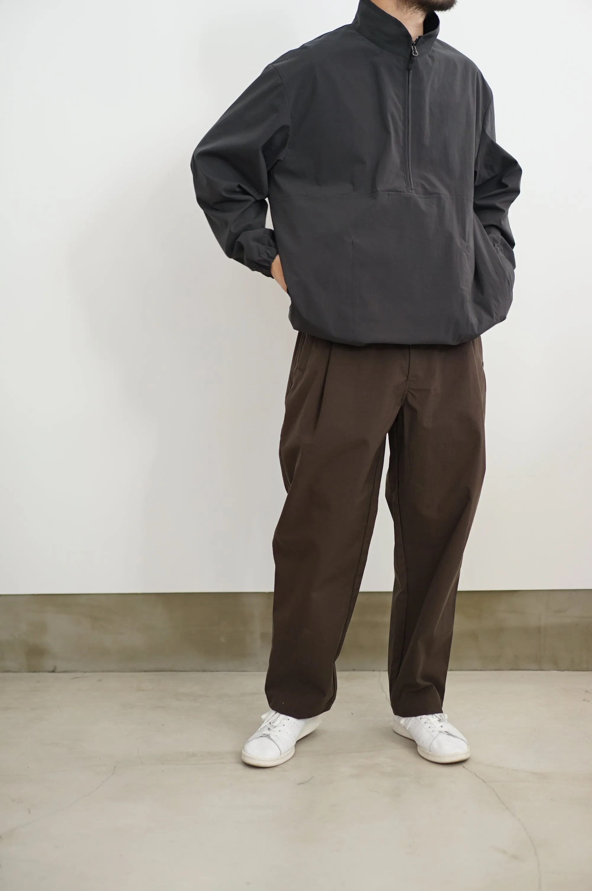 BL03244 HALF ZIP HIGH NECK ANORAK