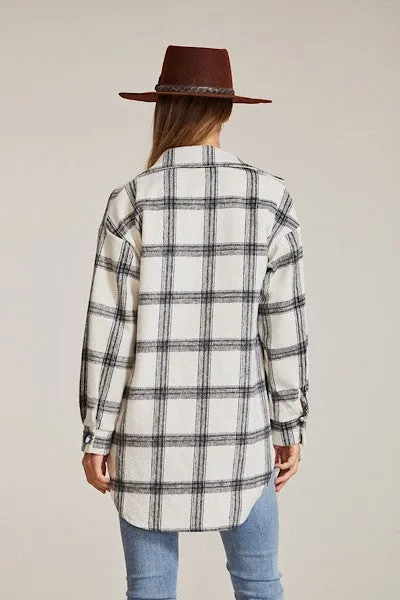 Button Down Flannel Jacket