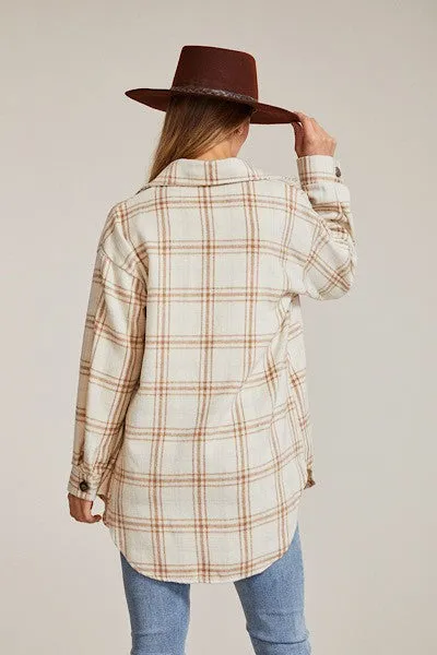 Button Down Flannel Jacket