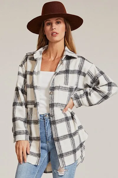 Button Down Flannel Jacket