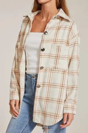 Button Down Flannel Jacket