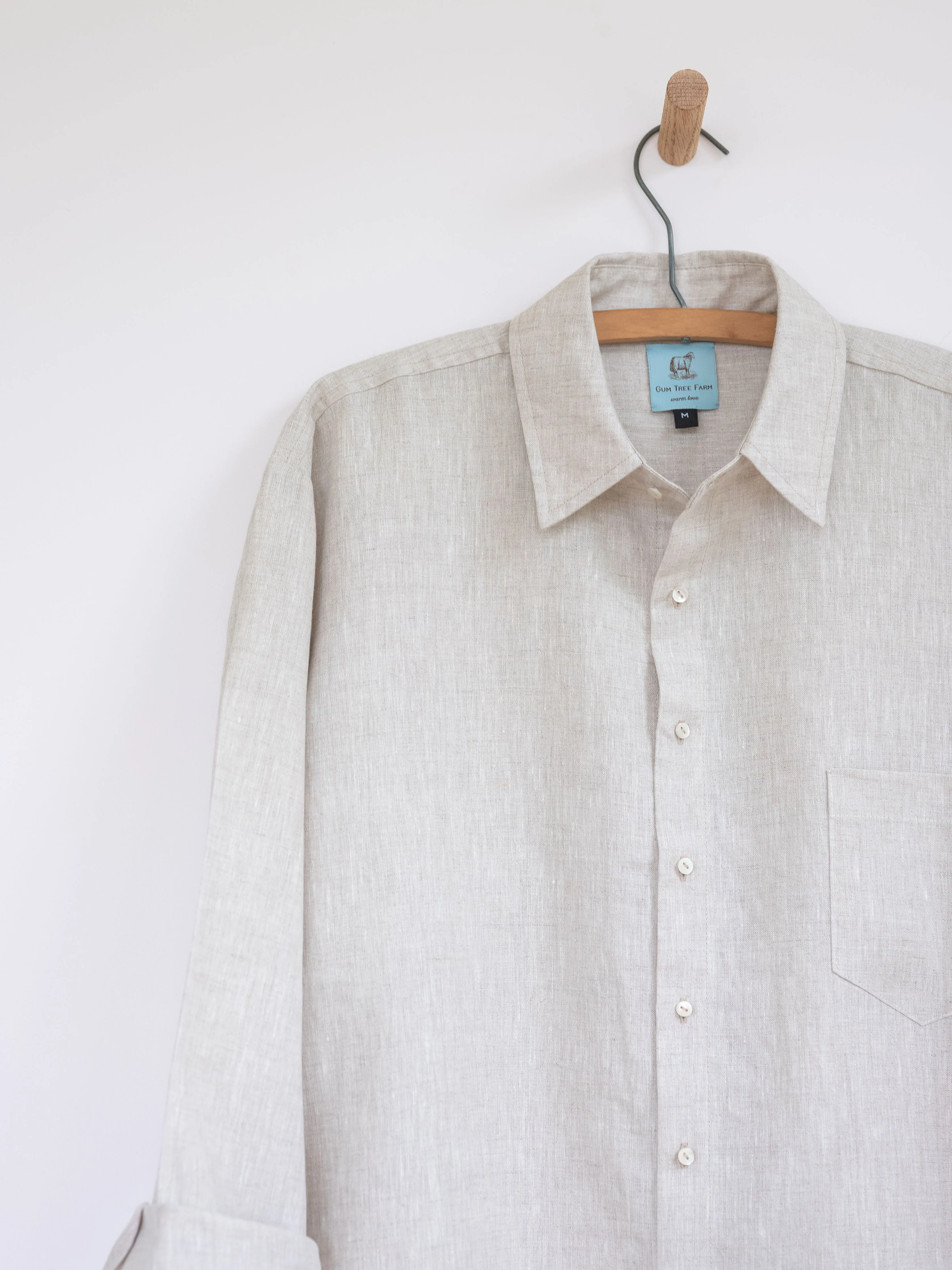 Button Down in Linen