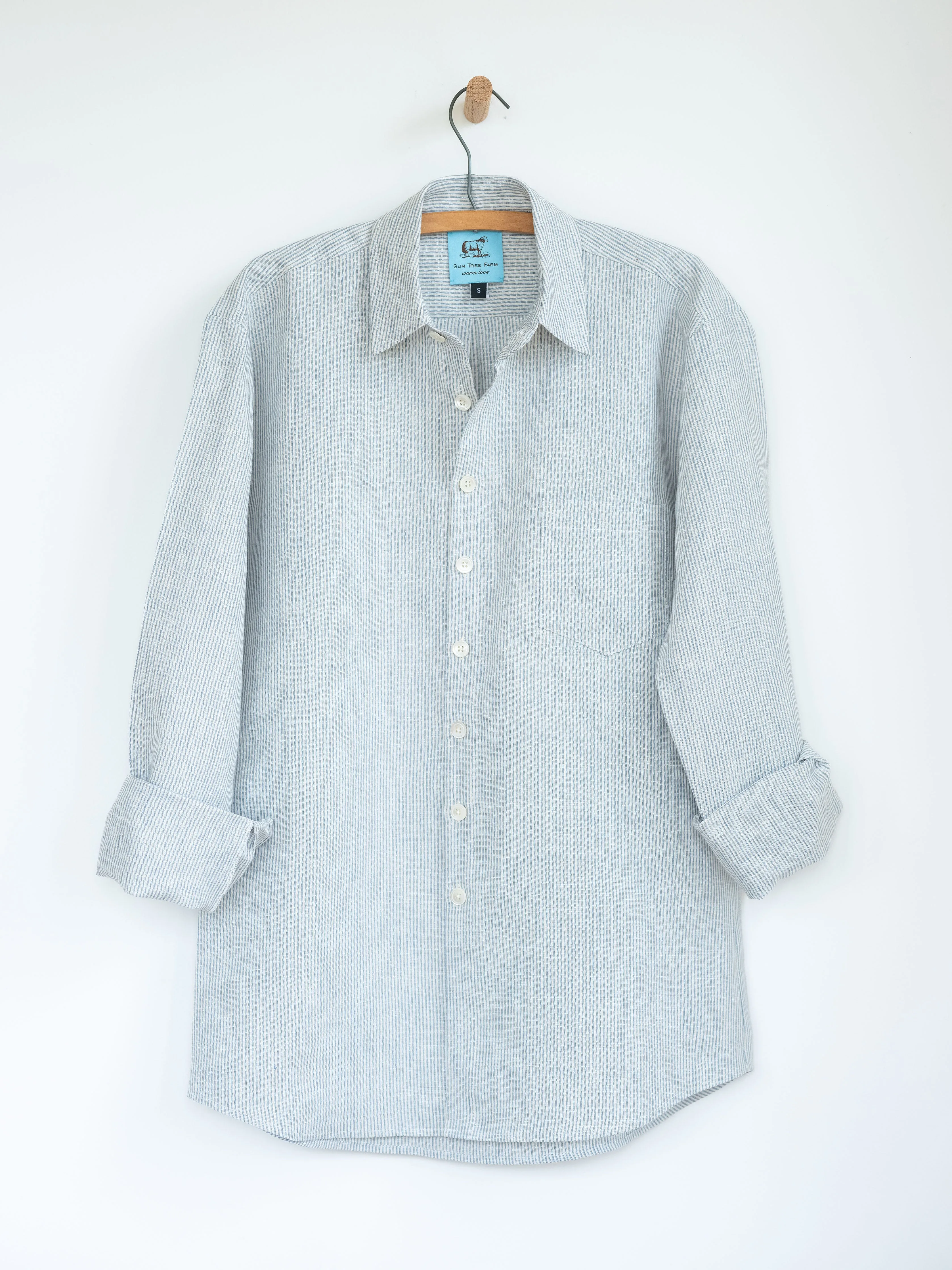 Button Down in Linen