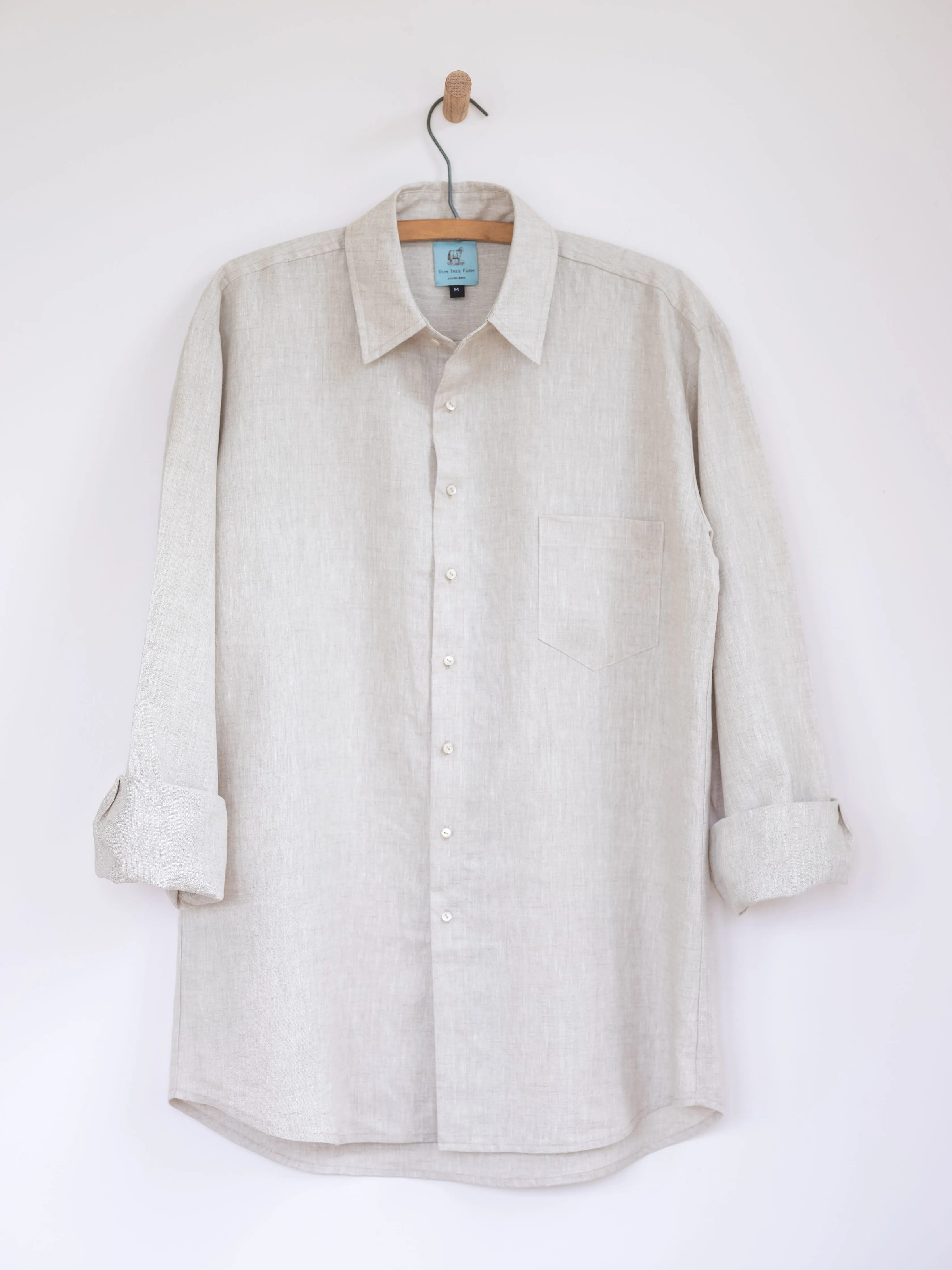 Button Down in Linen