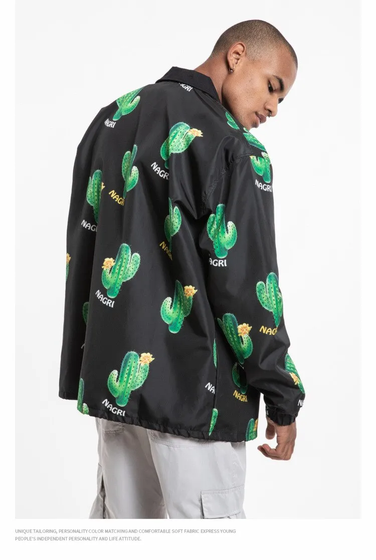 Cactus Windbreaker Jacket