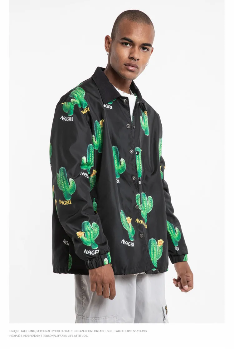 Cactus Windbreaker Jacket