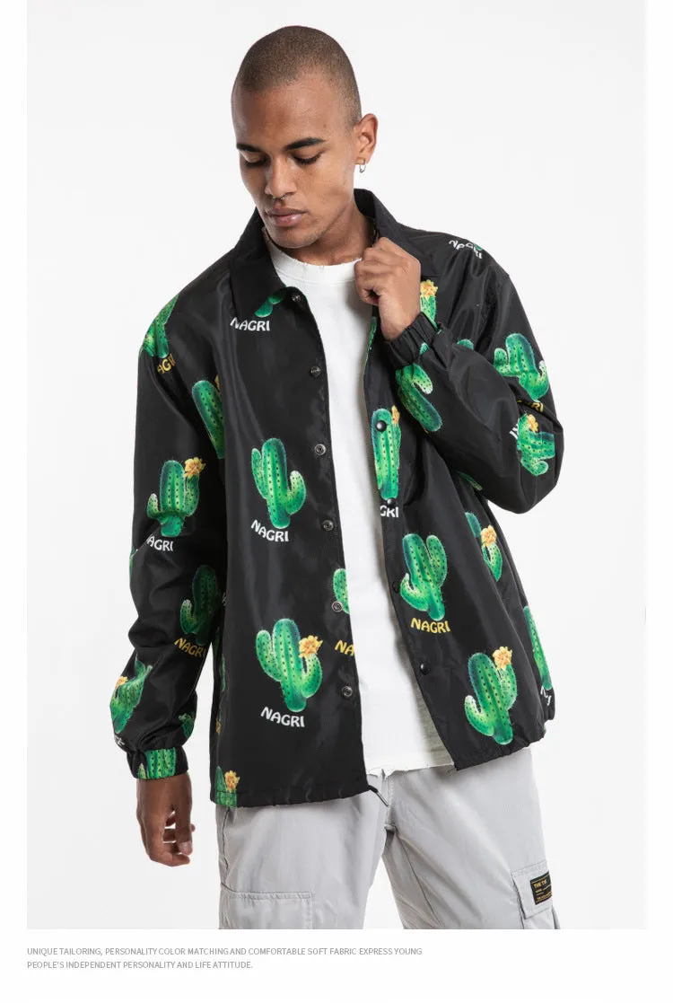 Cactus Windbreaker Jacket