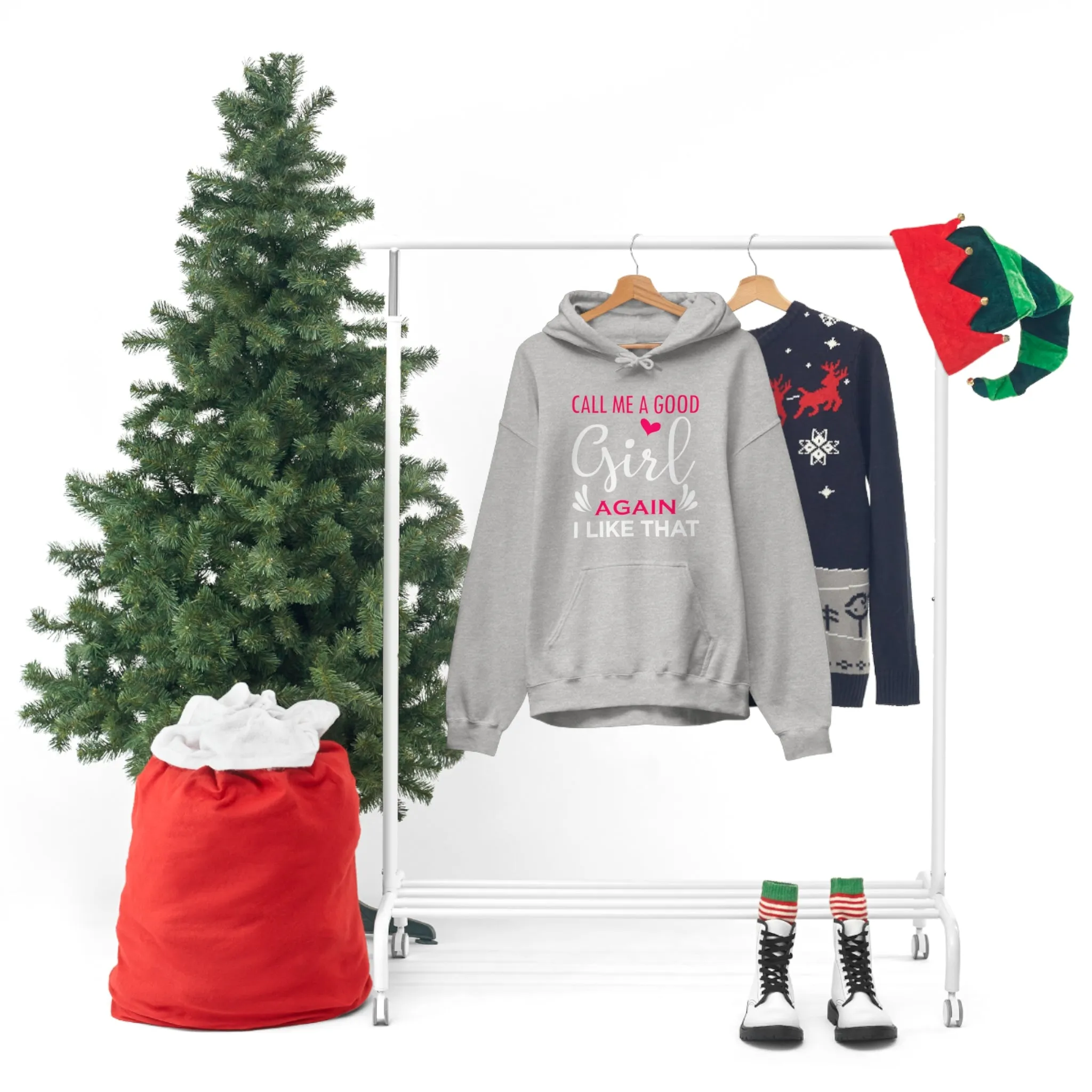 Call Me A Good Girl Again I Like That Unisex Heavy Blend™ Hooded Sweatshirt