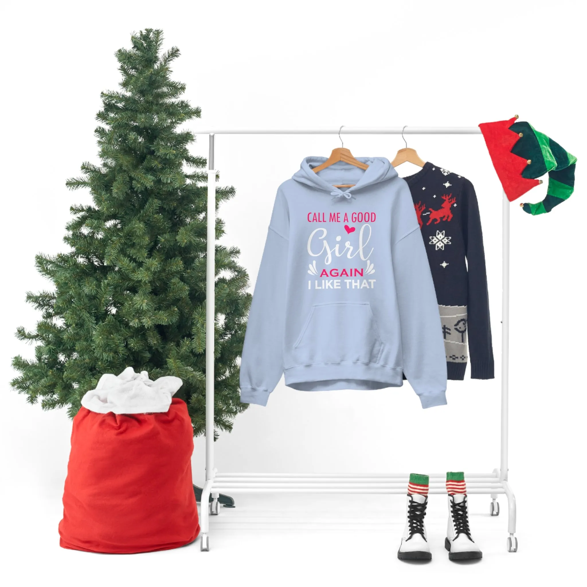 Call Me A Good Girl Again I Like That Unisex Heavy Blend™ Hooded Sweatshirt