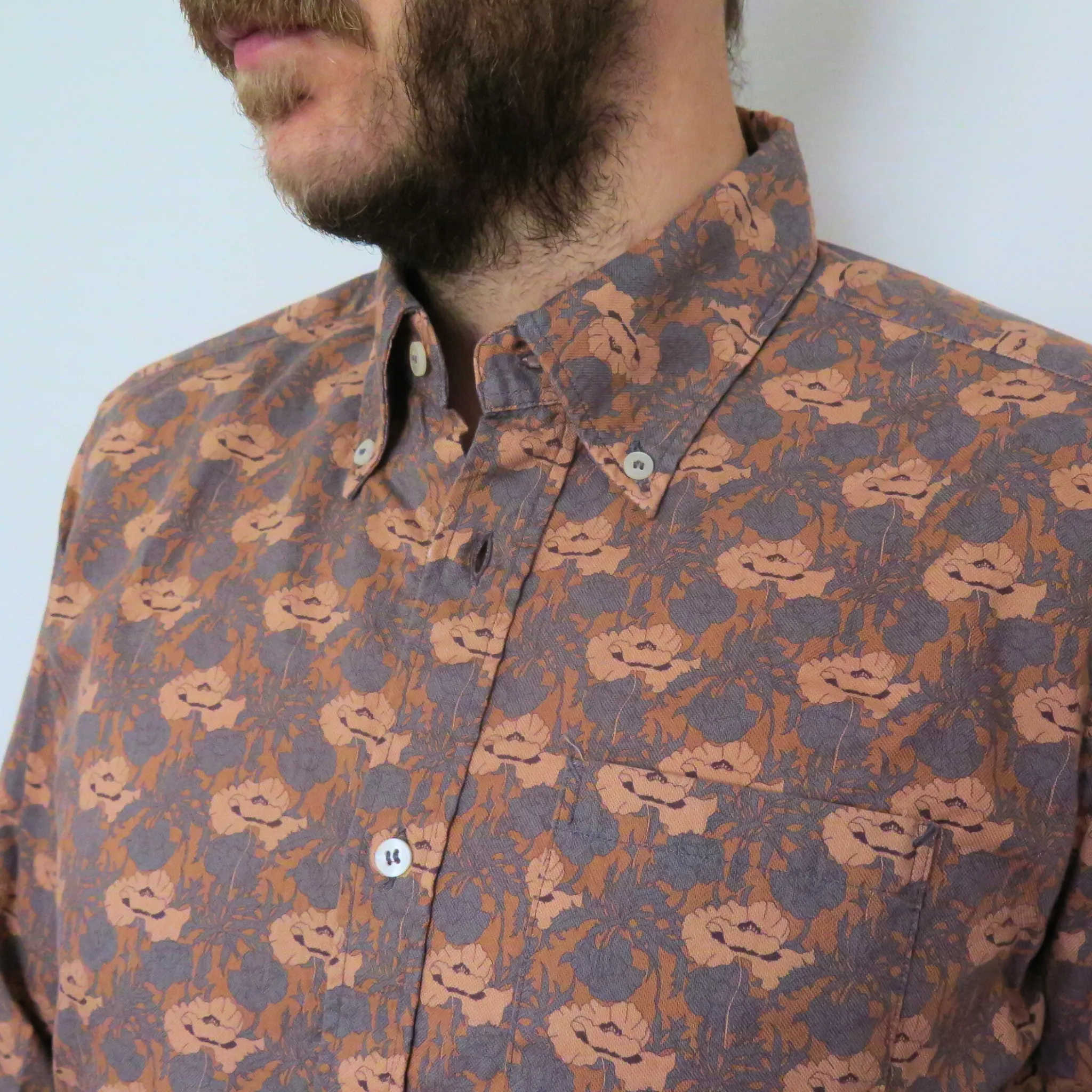Claudio 1 - shirt in Oxford cotton, button down collar, fit slim