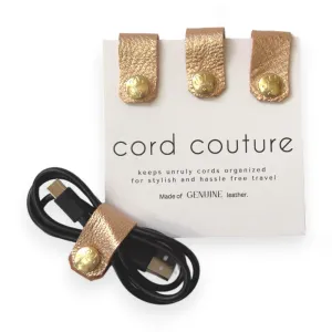 Cord Couture Organizer In Leather | Set of 3