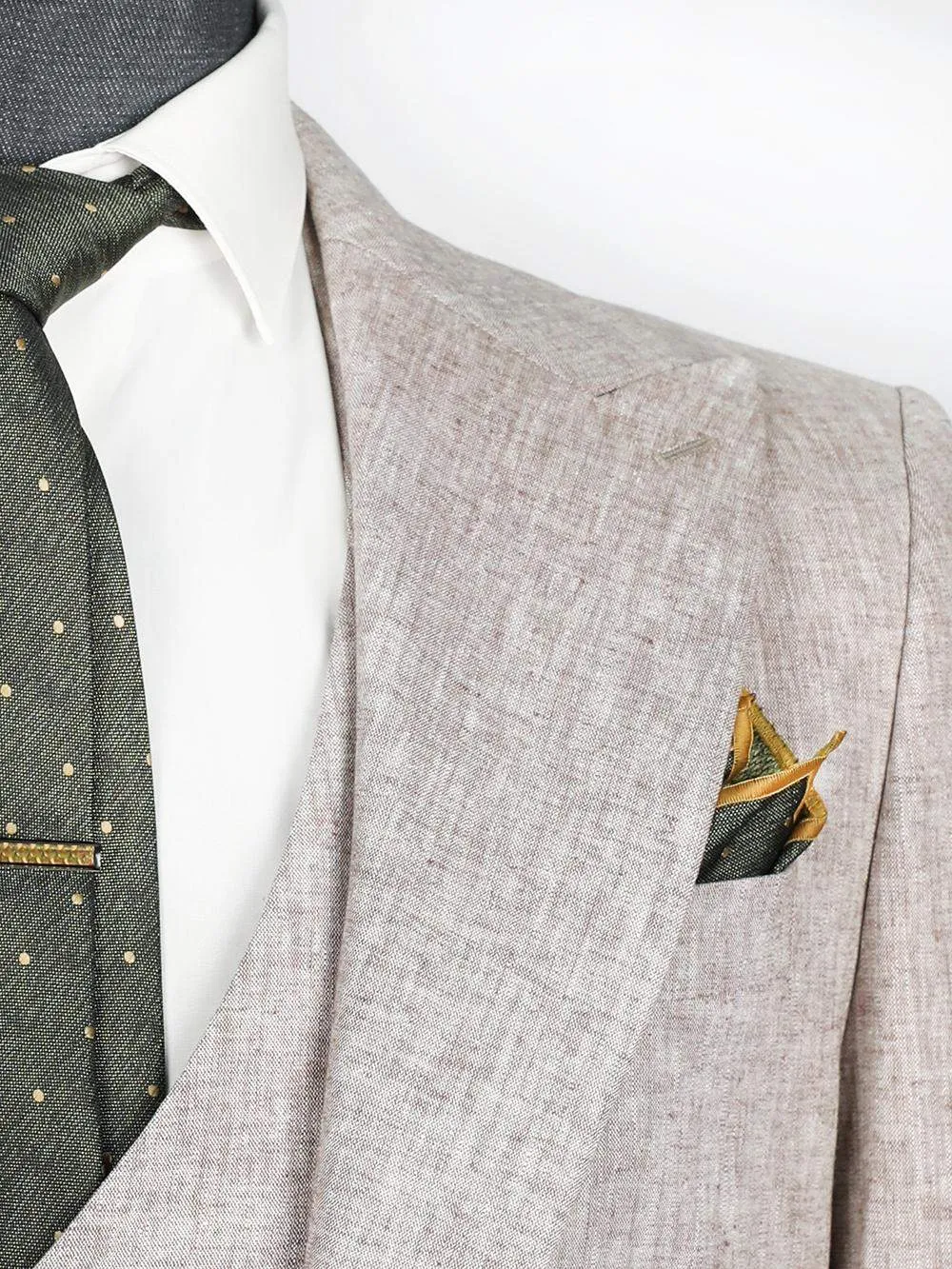 Glow Crème Linen Suit