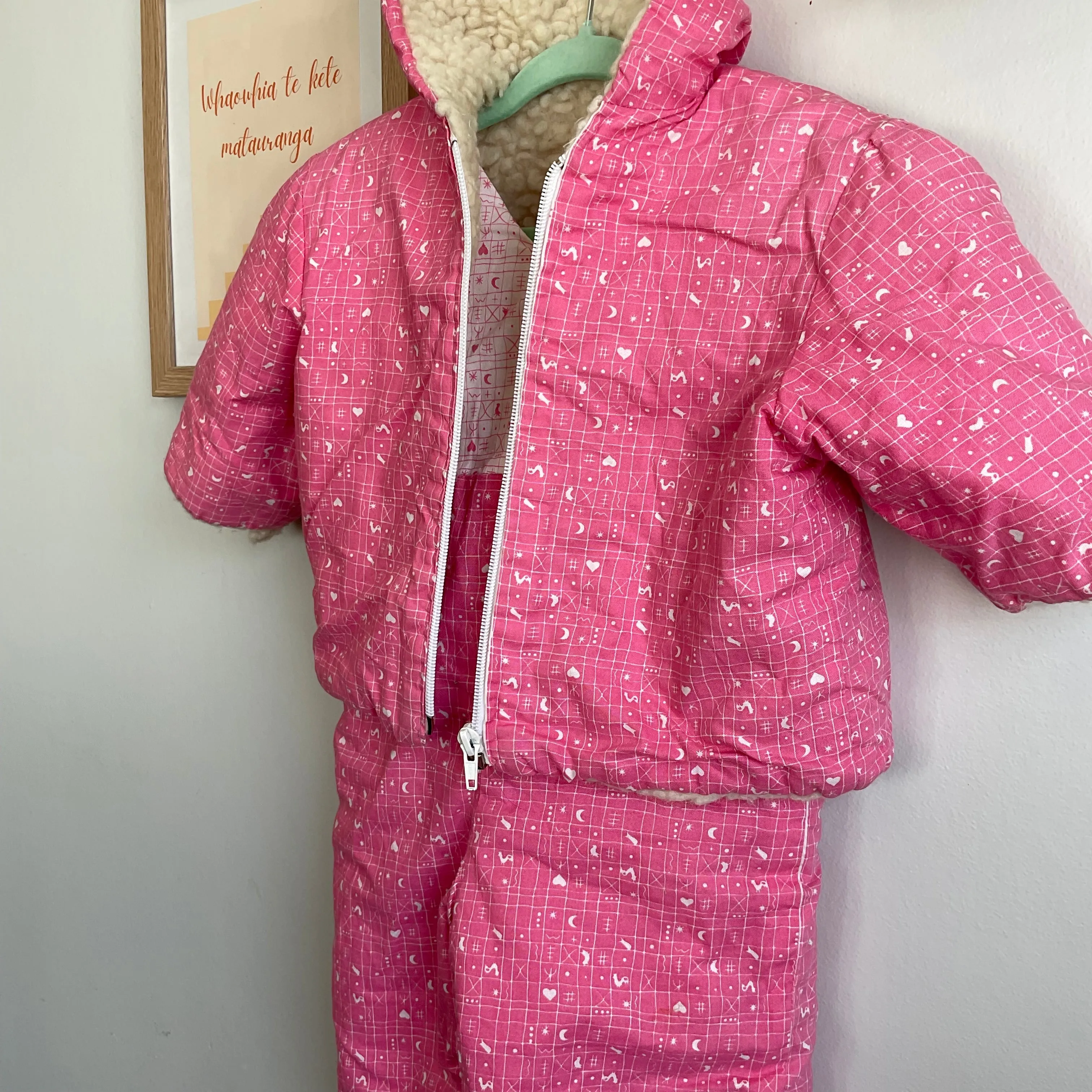 Handmade Sheepskin Winter Suit (6-18m)