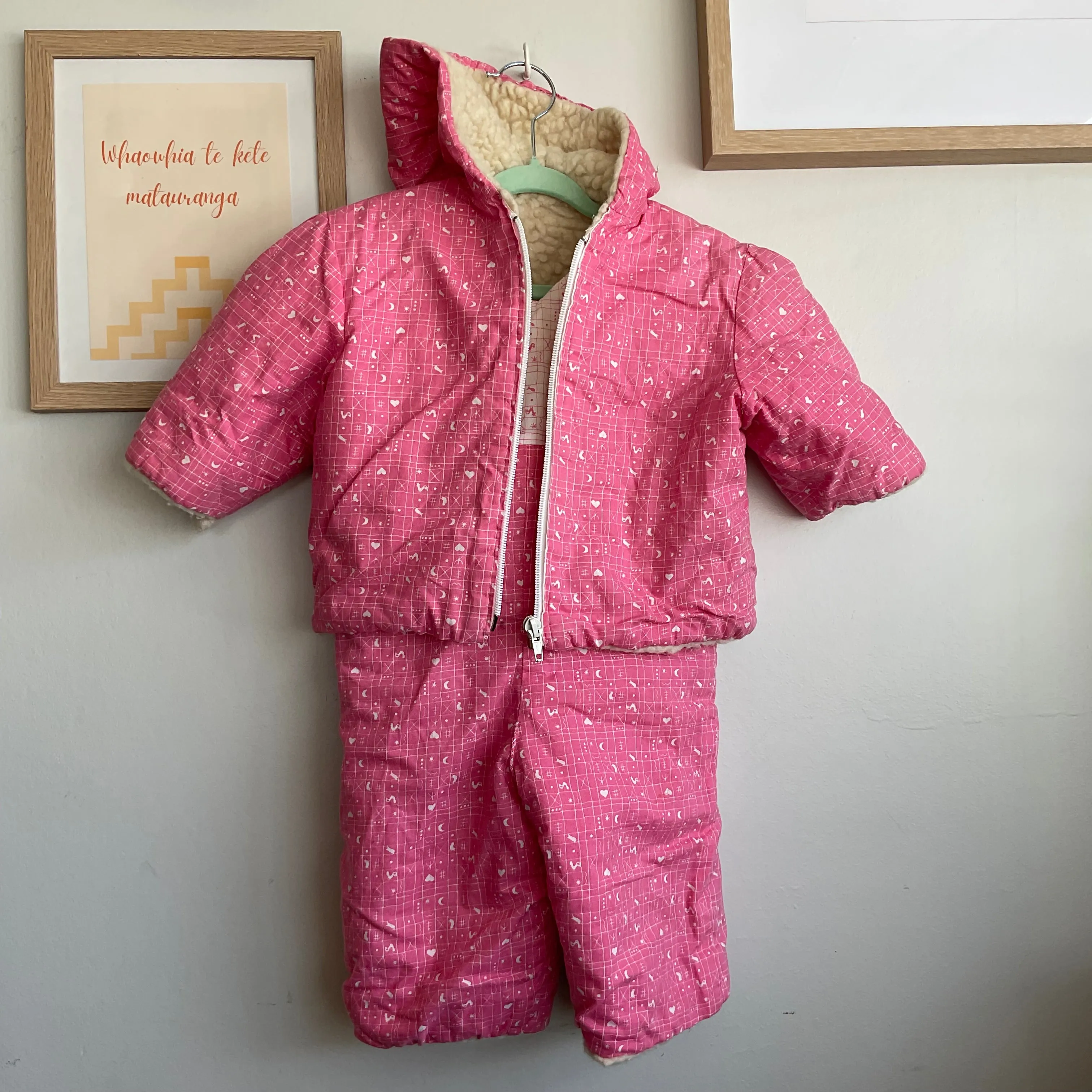 Handmade Sheepskin Winter Suit (6-18m)