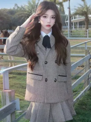Jacket Art Girl Brown