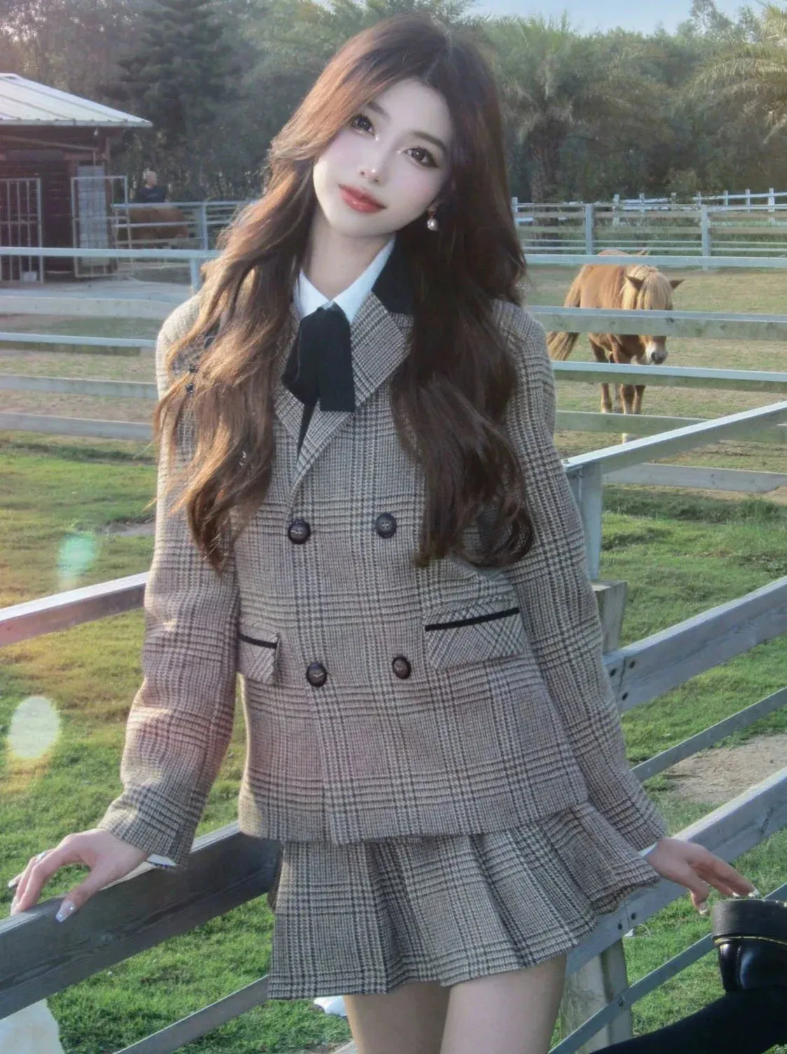 Jacket Art Girl Brown