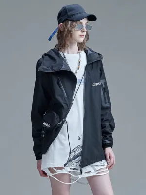 Jacket Windbreaker Street Hoodie Sporty