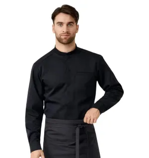 Kentaur 25281 Chef Black Shirt Refibra™ Tencel (Chef Workwear)