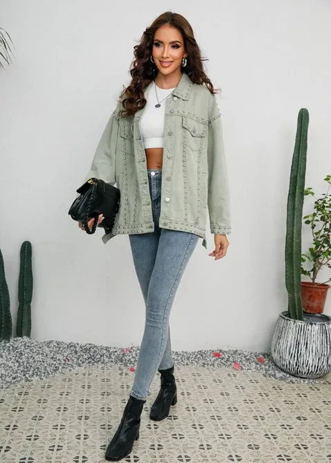 Let's Roll Studed Jacket