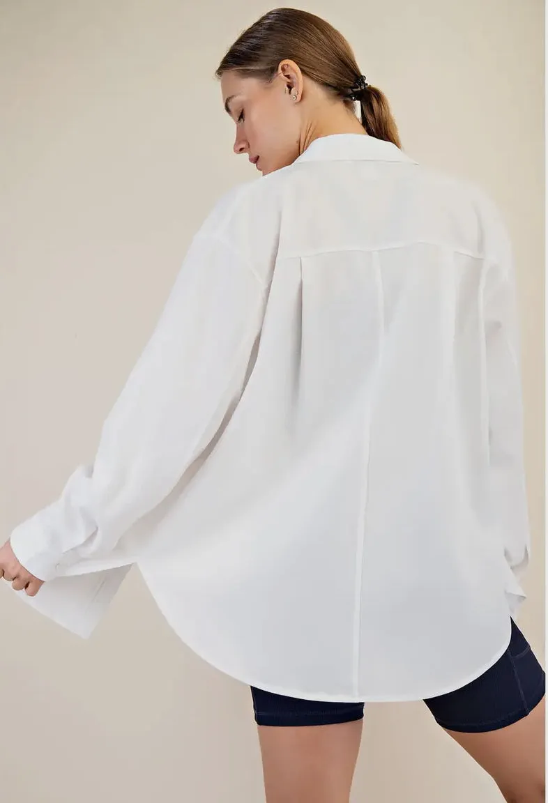 Marianne Button Down Shirt Jacket