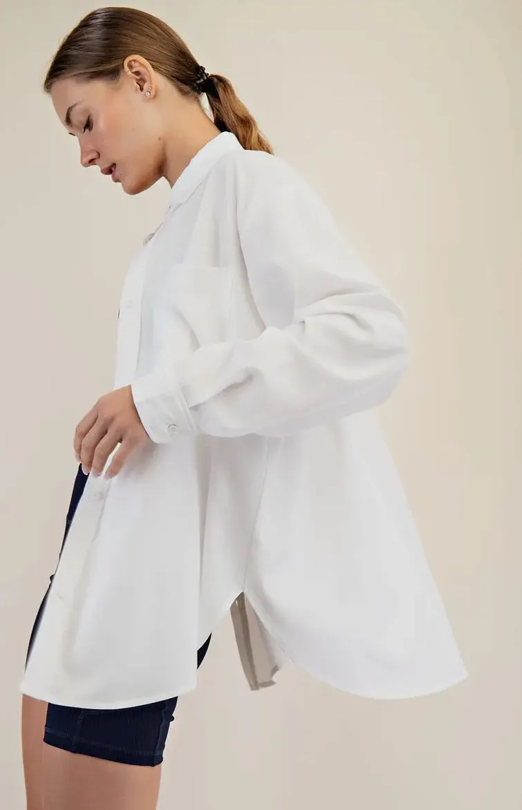 Marianne Button Down Shirt Jacket