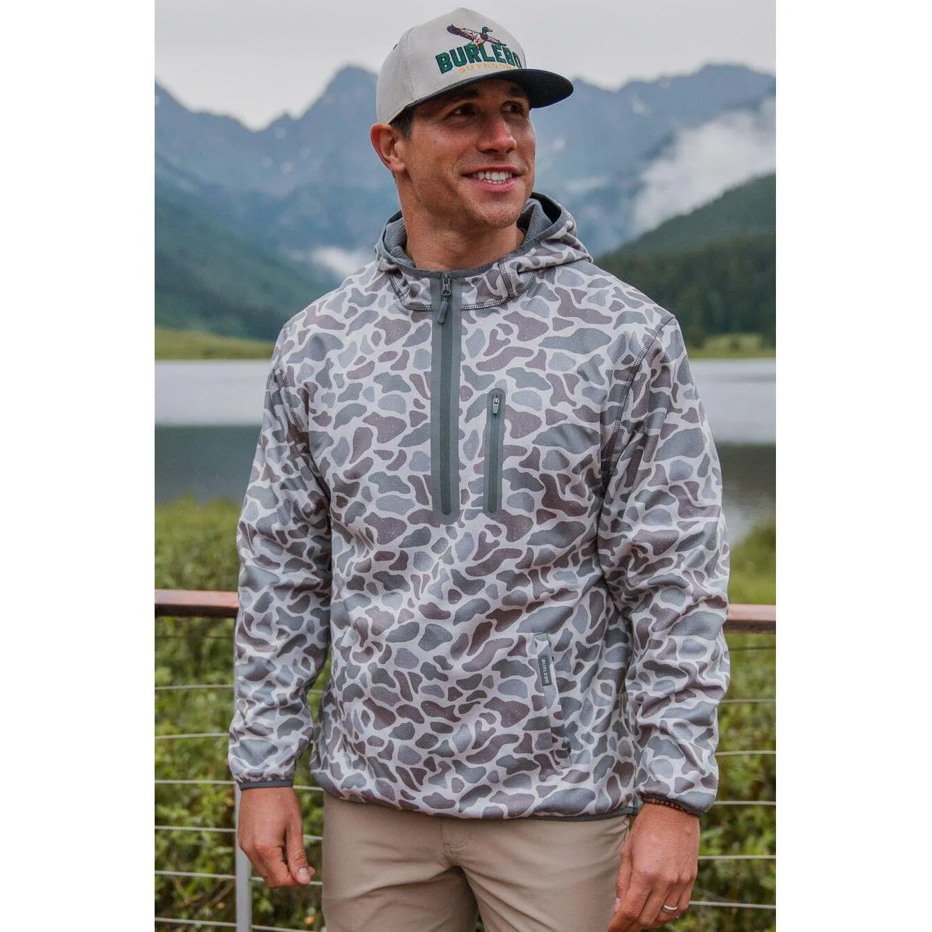 Men's Burlebo Duke Tech 1/4 Zip Jacket DT-CDC