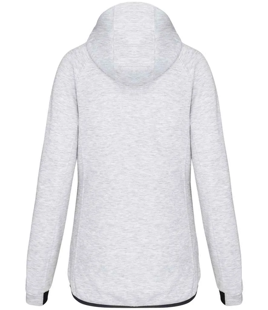 Proact Ladies Performance Hooded Jacket | Ash Heather
