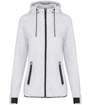 Proact Ladies Performance Hooded Jacket | Ash Heather
