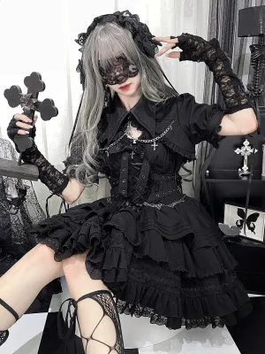 Puff Sleeve Lolita Elegant Bolero Jacket Gothic