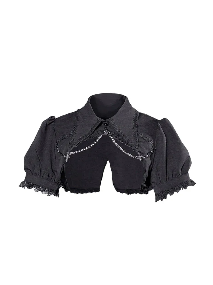 Puff Sleeve Lolita Elegant Bolero Jacket Gothic