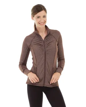 Riona Full Zip Jacket-XL-Brown
