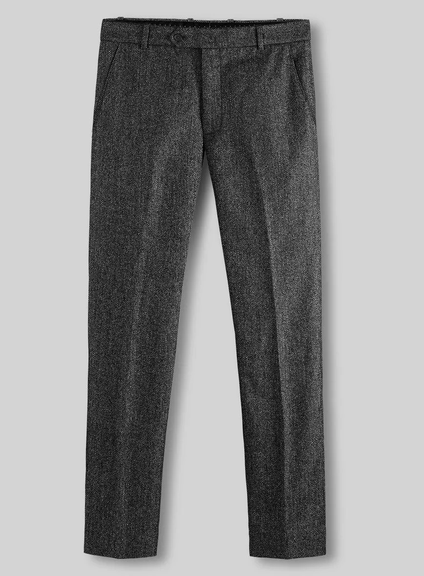 Stone Charcoal Tweed Suit
