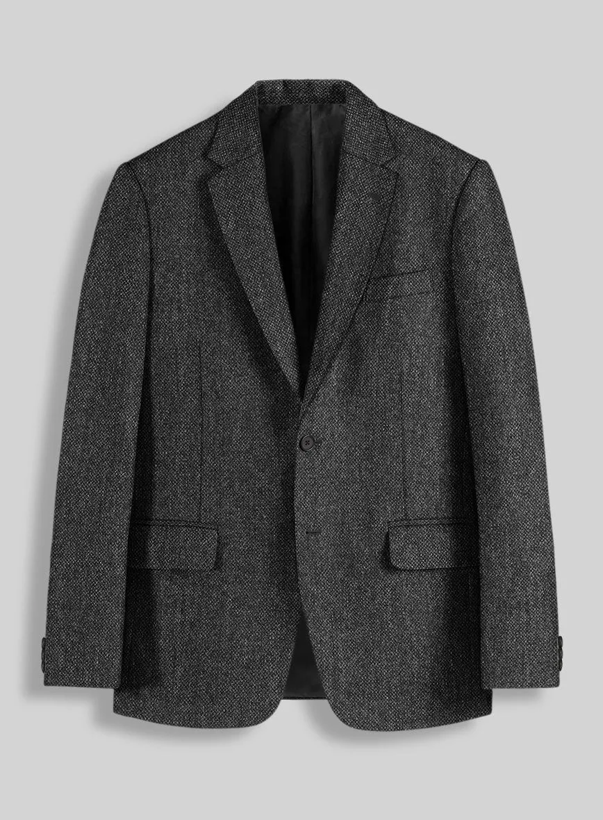 Stone Charcoal Tweed Suit