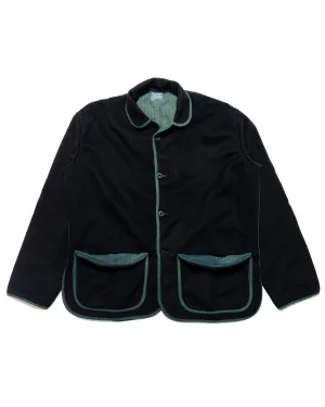 Tender Type 942 Lobster Tail Jacket Green Wool Baize Hadal Blue