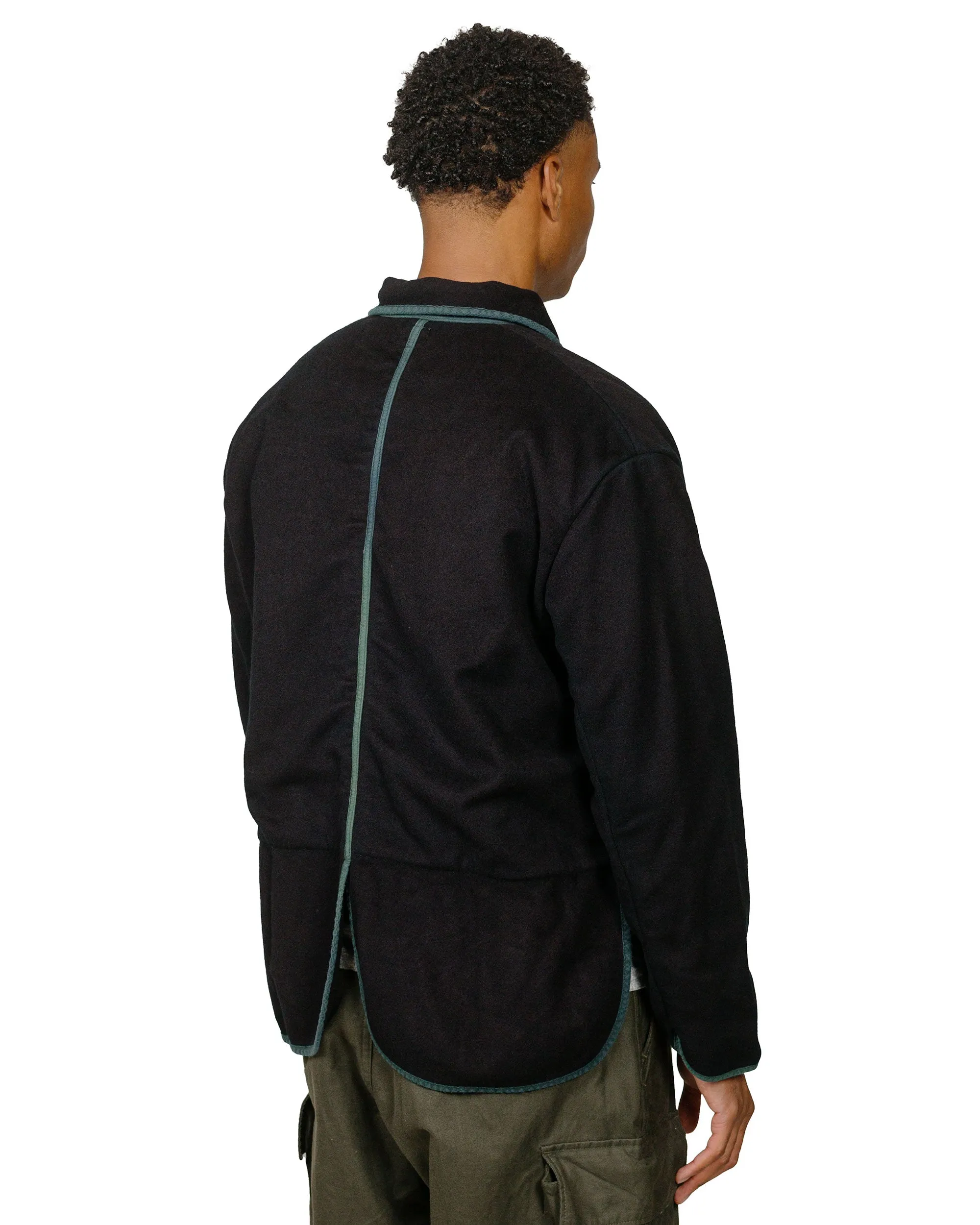 Tender Type 942 Lobster Tail Jacket Green Wool Baize Hadal Blue