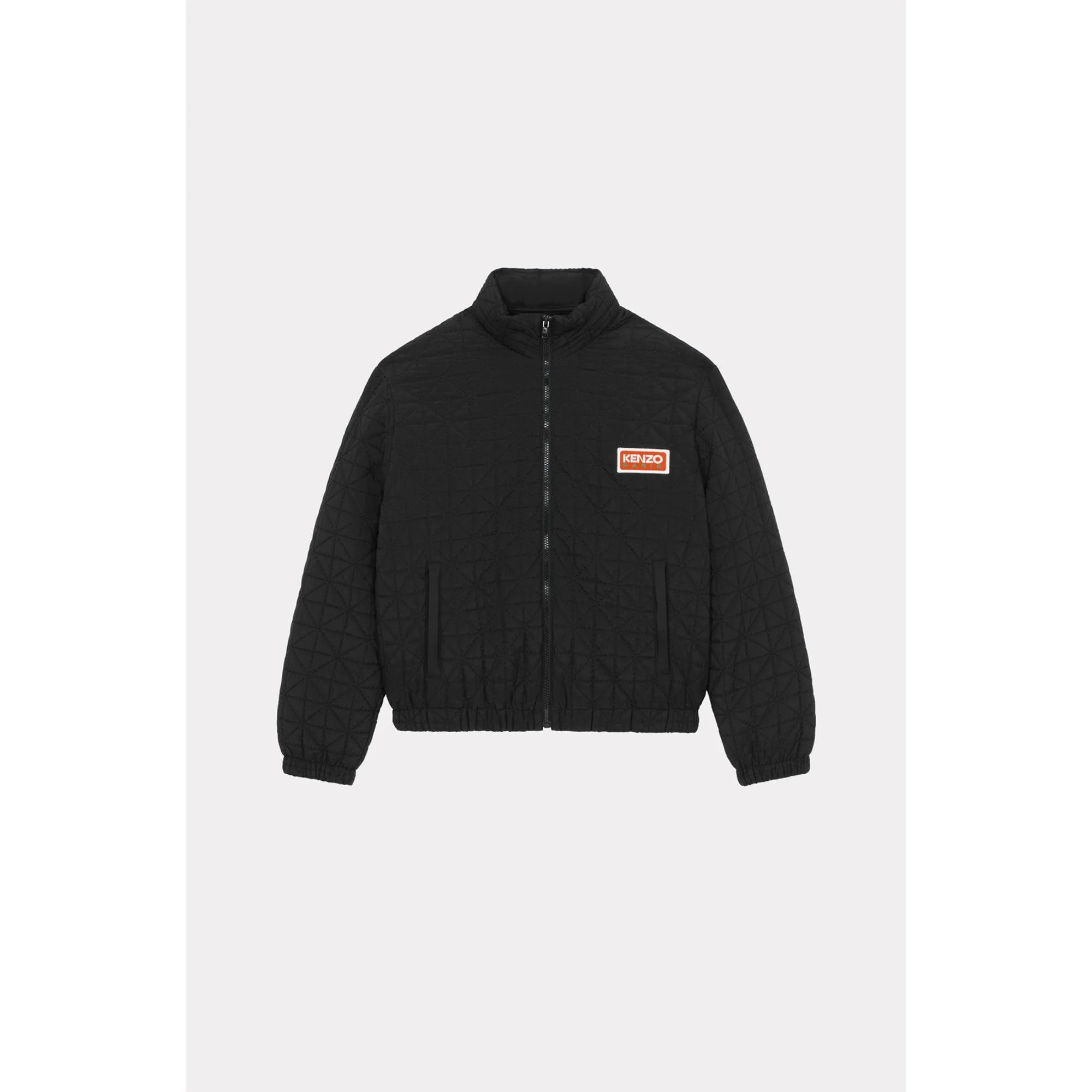 Women Sashiko Stitch Down Jacket - Black